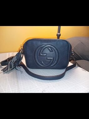 Gucci Black Soho Disco Crossbody Bag